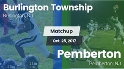 Matchup: Burlington Township vs. Pemberton  2017