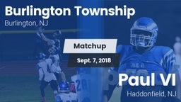 Matchup: Burlington Township vs. Paul VI  2018
