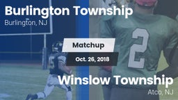 Matchup: Burlington Township vs. Winslow Township  2018