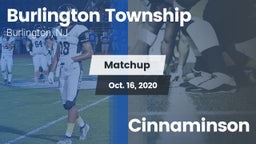Matchup: Burlington Township vs. Cinnaminson 2020