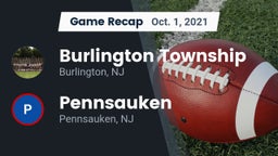 Recap: Burlington Township  vs. Pennsauken  2021
