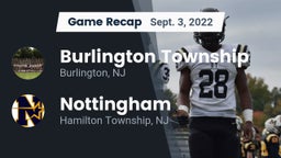 Recap: Burlington Township  vs. Nottingham  2022