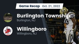 Recap: Burlington Township  vs. Willingboro  2022