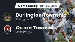 Recap: Burlington Township  vs. Ocean Township  2022