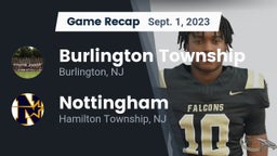 Recap: Burlington Township  vs. Nottingham  2023