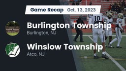 Recap: Burlington Township  vs. Winslow Township  2023