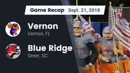 Recap: Vernon  vs. Blue Ridge  2018