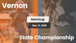 Matchup: Vernon vs. State Championship 2020