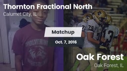 Matchup: Thornton Fractional  vs. Oak Forest  2016