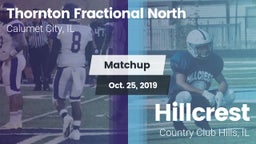 Matchup: Thornton Fractional  vs. Hillcrest  2019