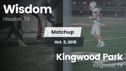 Matchup: Lee vs. Kingwood Park  2018