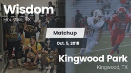 Matchup: Lee vs. Kingwood Park  2018