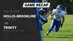 Recap: Hollis-Brookline  vs. Trinity  2016