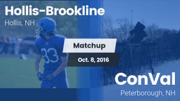 Matchup: Hollis-Brookline vs. ConVal  2016