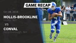 Recap: Hollis-Brookline  vs. ConVal  2016