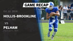 Recap: Hollis-Brookline  vs. Pelham  2016