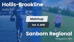 Matchup: Hollis-Brookline vs. Sanborn Regional  2018
