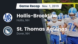 Recap: Hollis-Brookline  vs. St. Thomas Aquinas  2019