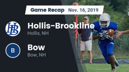 Recap: Hollis-Brookline  vs. Bow  2019