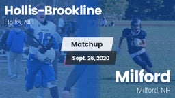 Matchup: Hollis-Brookline vs. Milford  2020
