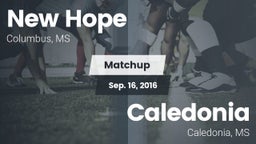 Matchup: New Hope vs. Caledonia  2016