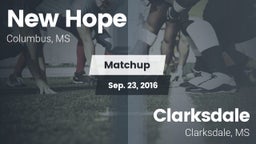 Matchup: New Hope vs. Clarksdale  2016