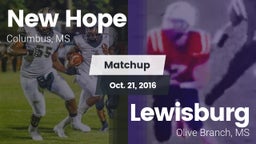 Matchup: New Hope vs. Lewisburg  2016