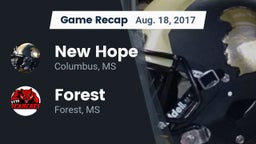 Recap: New Hope  vs. Forest  2017