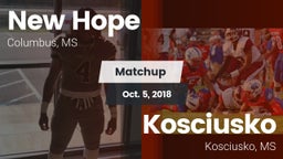 Matchup: New Hope vs. Kosciusko  2018
