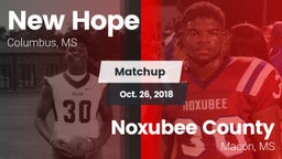Matchup: New Hope vs. Noxubee County  2018