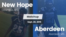 Matchup: New Hope vs. Aberdeen  2019
