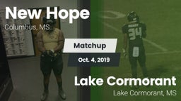 Matchup: New Hope vs. Lake Cormorant  2019