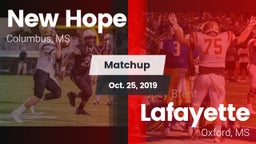 Matchup: New Hope vs. Lafayette  2019