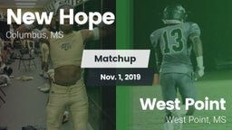 Matchup: New Hope vs. West Point  2019