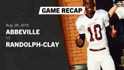 Recap: Abbeville  vs. Randolph-Clay  2015