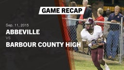 Recap: Abbeville  vs. Barbour County High 2015