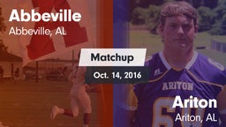 Matchup: Abbeville vs. Ariton  2016