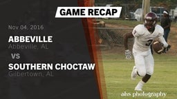 Recap: Abbeville  vs. Southern Choctaw  2016