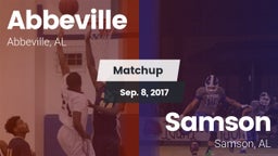 Matchup: Abbeville vs. Samson  2017