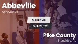 Matchup: Abbeville vs. Pike County  2017