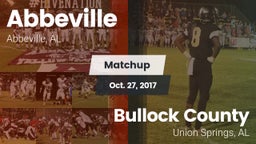 Matchup: Abbeville vs. Bullock County  2017