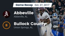 Recap: Abbeville  vs. Bullock County  2017