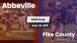 Matchup: Abbeville vs. Pike County  2018