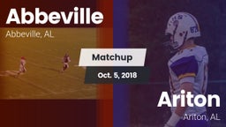 Matchup: Abbeville vs. Ariton  2018