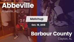 Matchup: Abbeville vs. Barbour County  2018