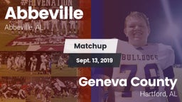 Matchup: Abbeville vs. Geneva County  2019