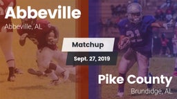 Matchup: Abbeville vs. Pike County  2019