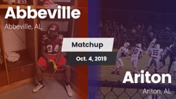 Matchup: Abbeville vs. Ariton  2019