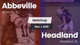 Matchup: Abbeville vs. Headland  2019