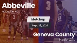 Matchup: Abbeville vs. Geneva County  2020